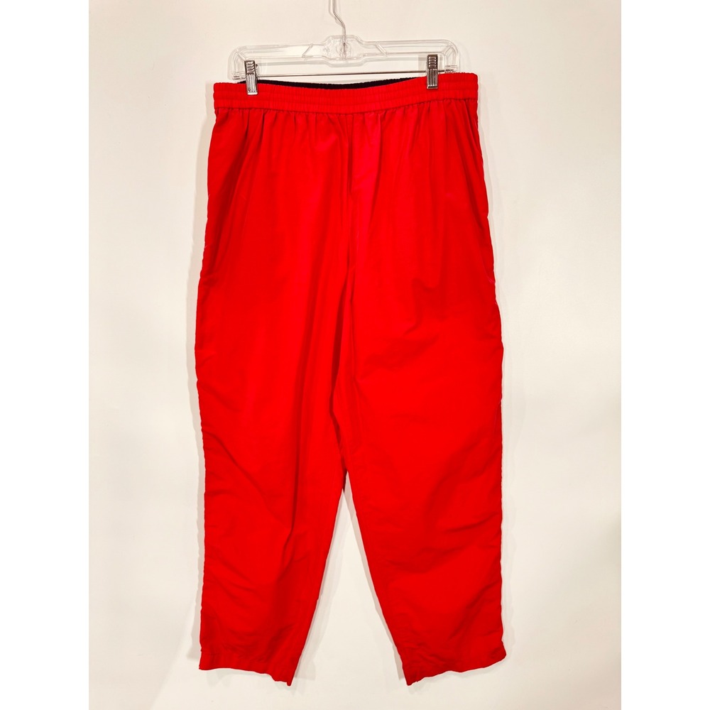 Lizsport track pants women XL red Liz Claiborne vintage windbreaker joggers
